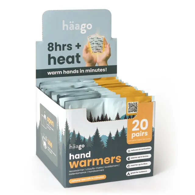 haago Hand Warmers scaldamani monouso 20 buste lunga durata