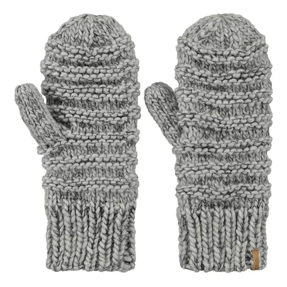 Barts Jasmin Mitts guanti donna grigi lana taglia unica