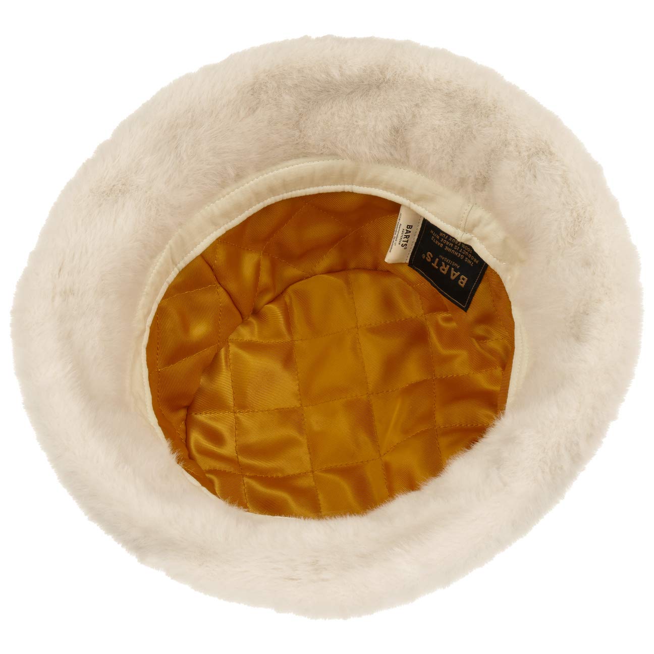 Barts Bretia cappello donna bianco crema 56-57 pelliccia
