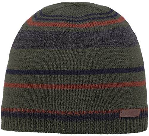 Barts Farley berretto a righe mélange scuro maglia fine