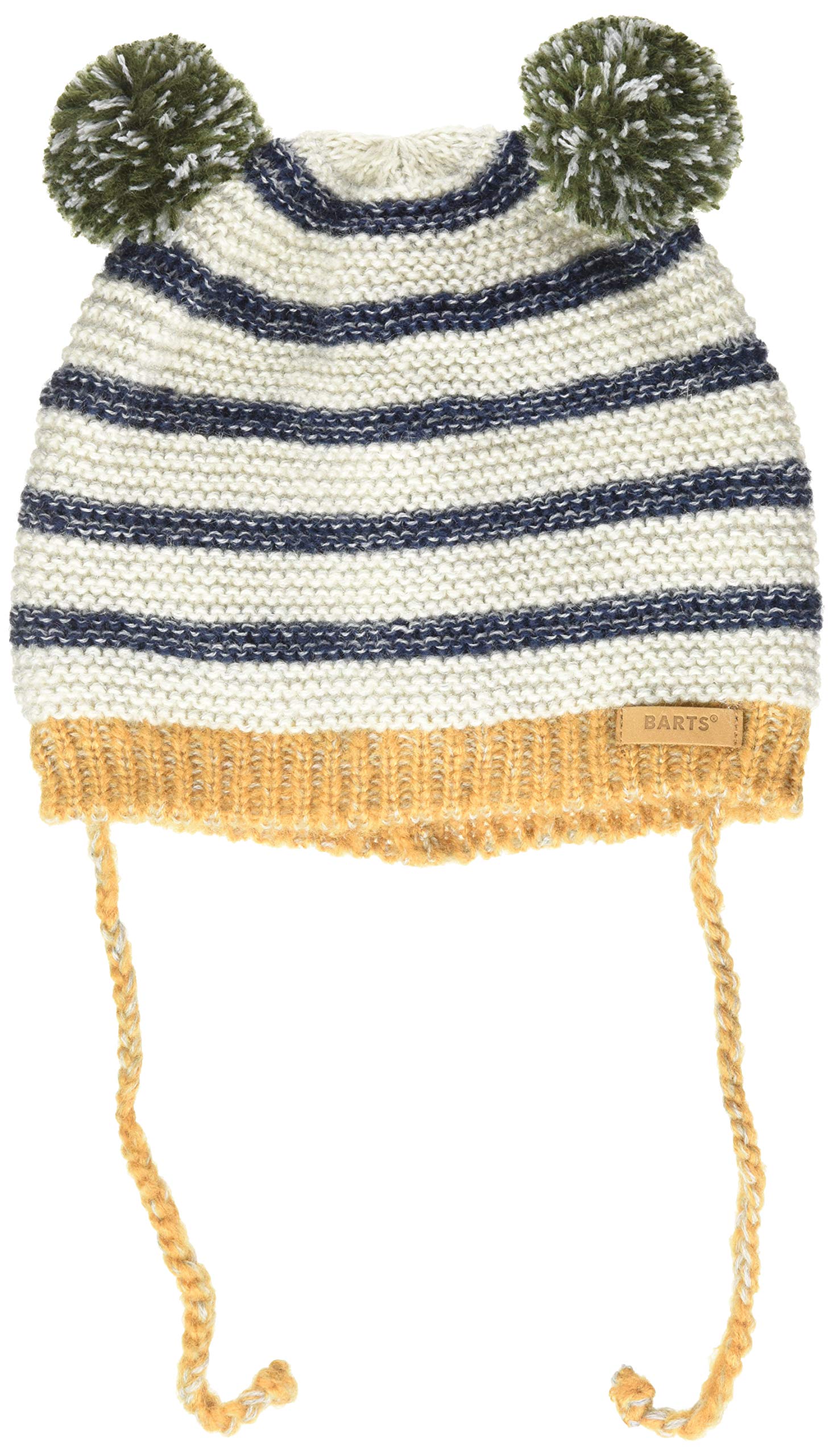 Barts Betje Beanie Berretto Bimbo Giallo Ocra con Pompon