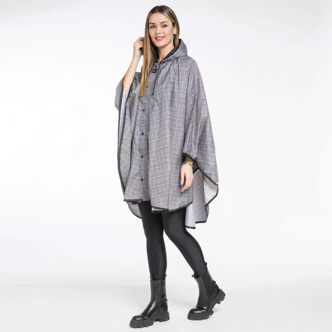 Y-DRY Mantella Cape pieghevole antipioggia con cappuccio