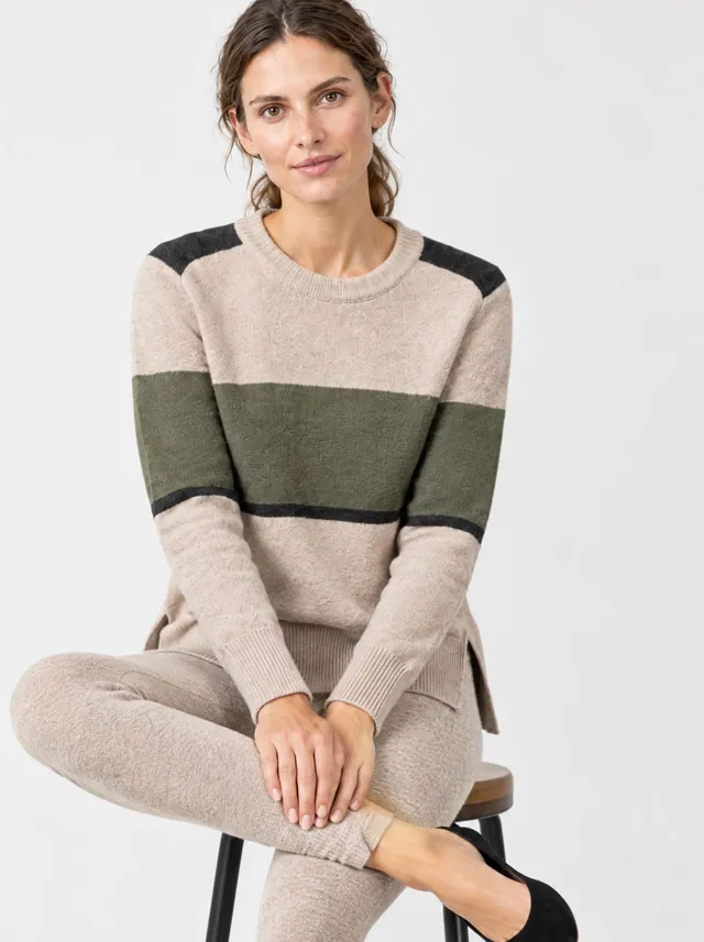 Pipolaki Altitude maglione donna merino beige taglia M