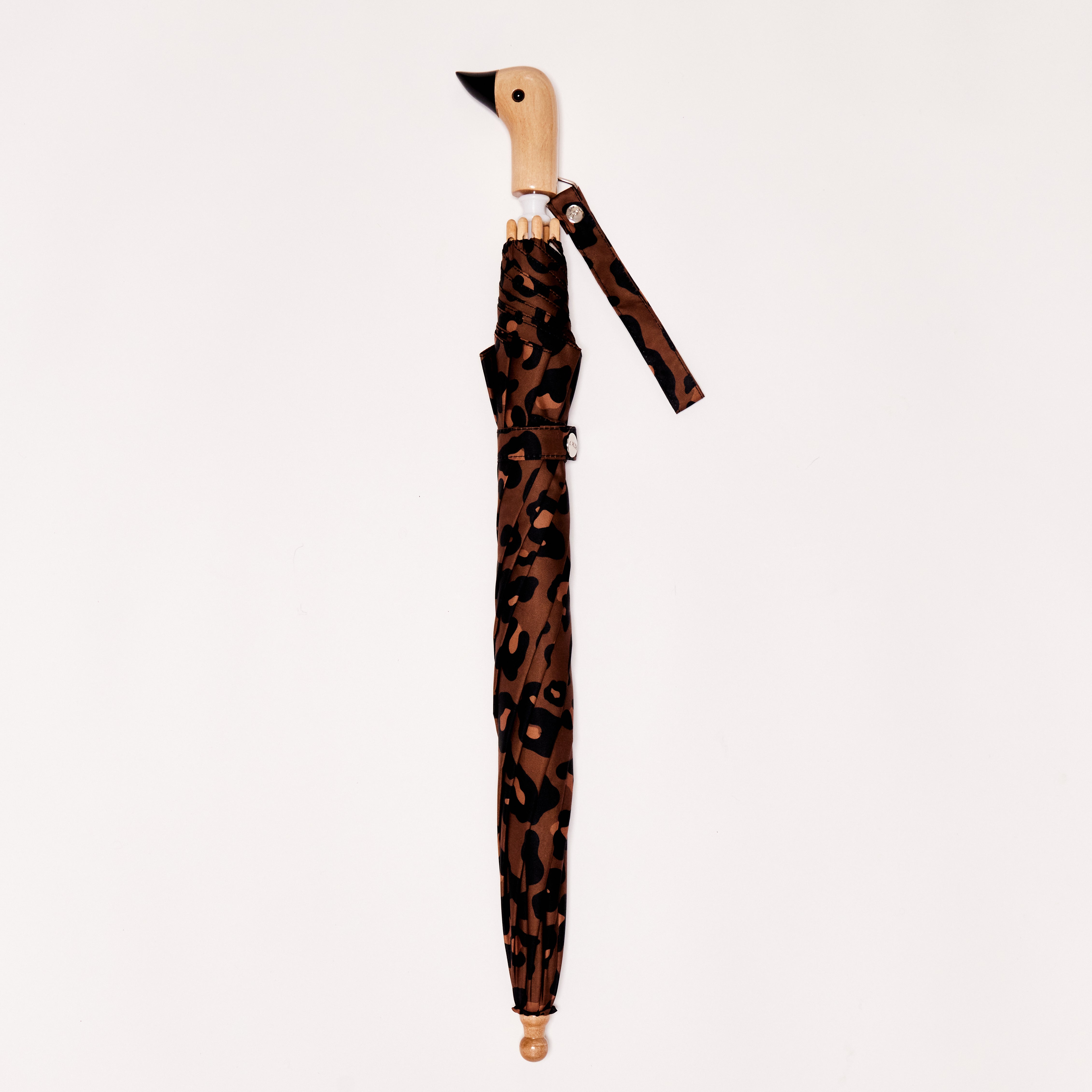 Original Duckhead Kids Umbrellas Leopard Duckling ombrello bimbo leopardato