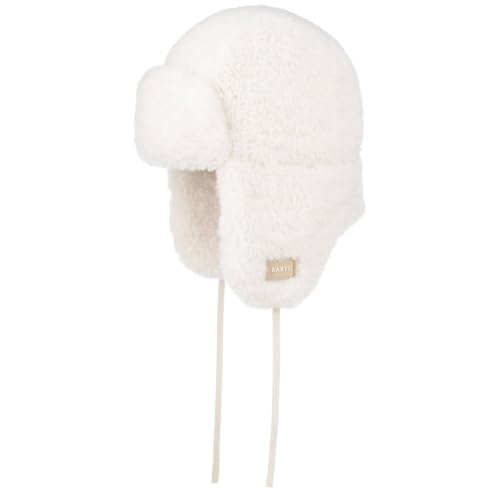 Barts Bantota Teddy cappello aviatore bianco crema paraorecchie