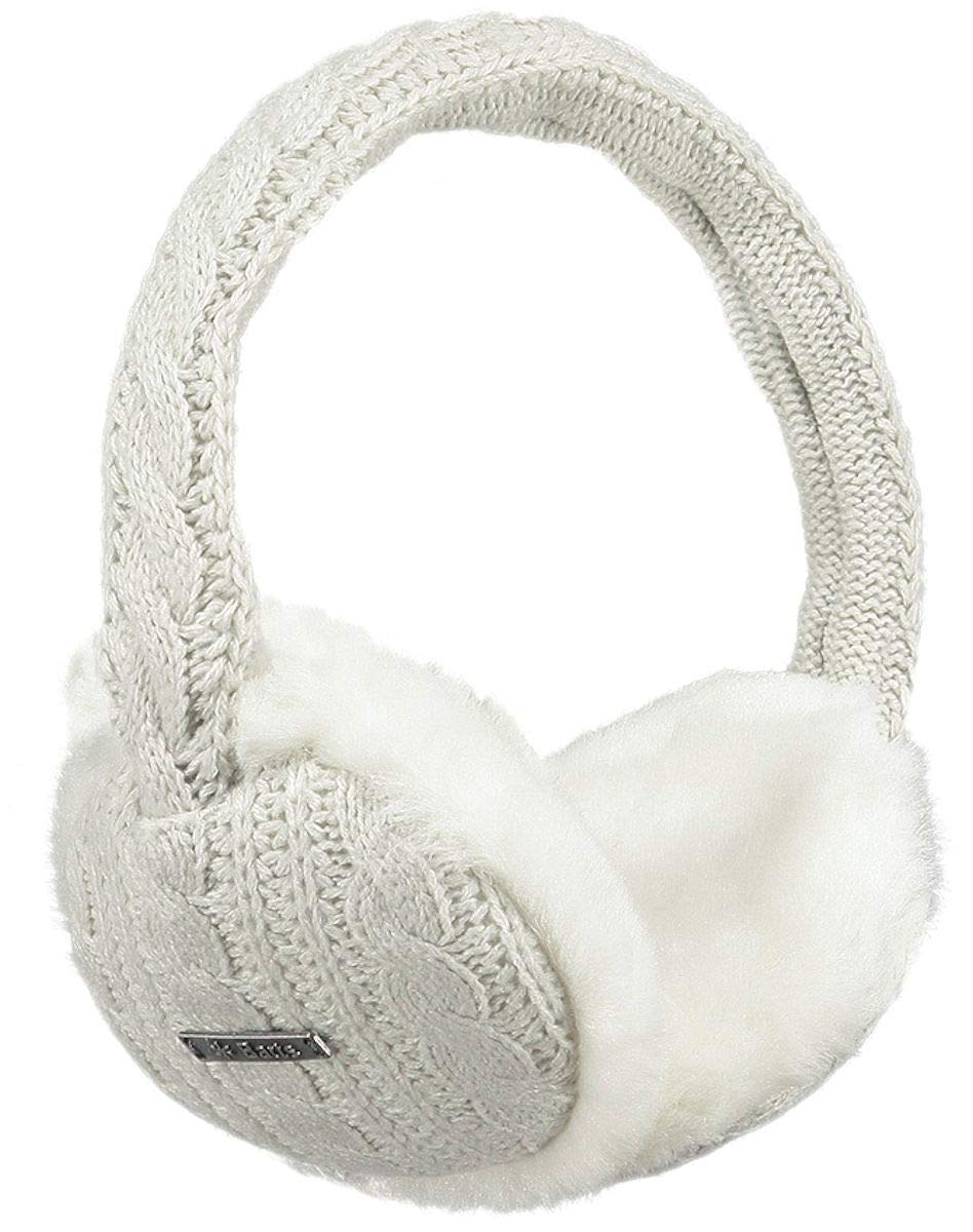 Barts Monique Paraorecchie Donna Bianco Pelliccia Trecce