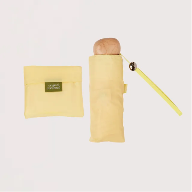 Original Duckhead Citron Mini set ombrello e shopper giallo pastello