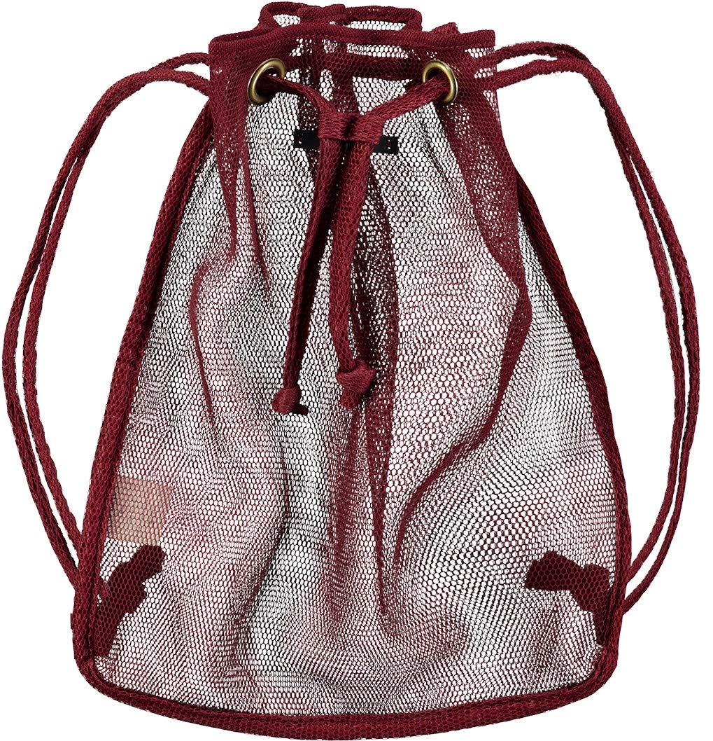 Barts Brampton Bucketbag zaino donna rosso trasparente