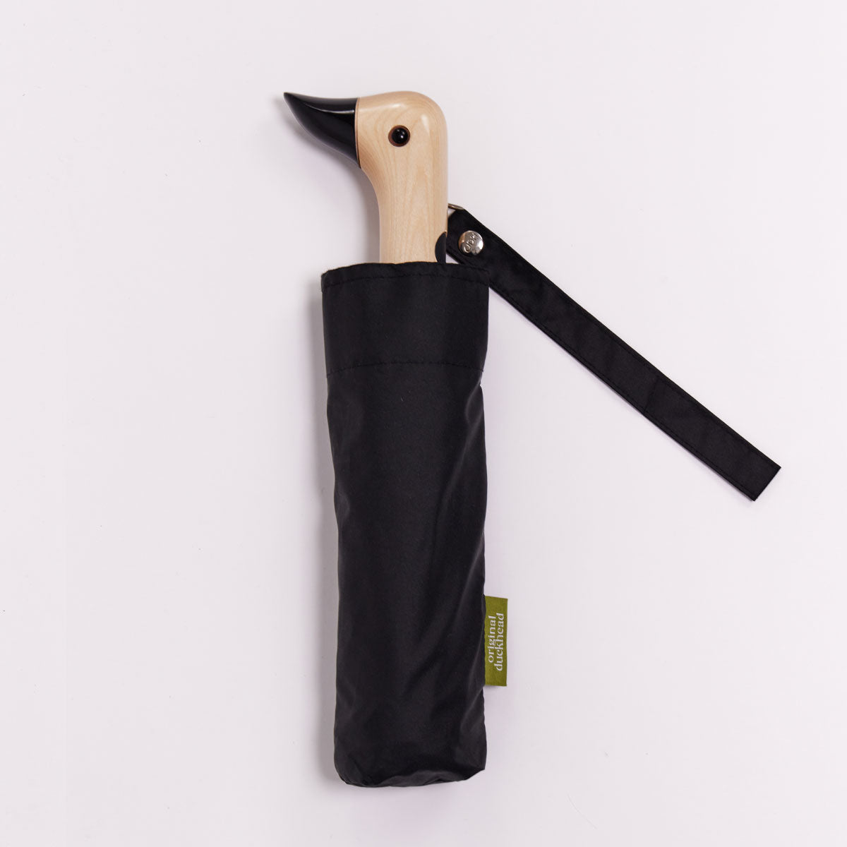 Original Duckhead Black Duck Ombrello Antipioggia Nero Riciclato