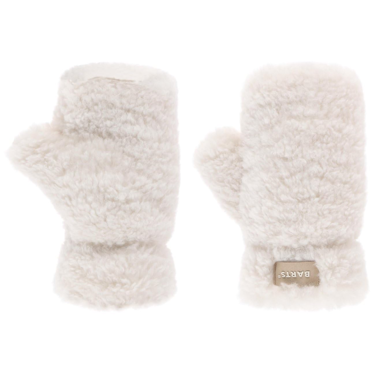 Barts Bantota Teddy guanti senza dita donna marrone pelliccia