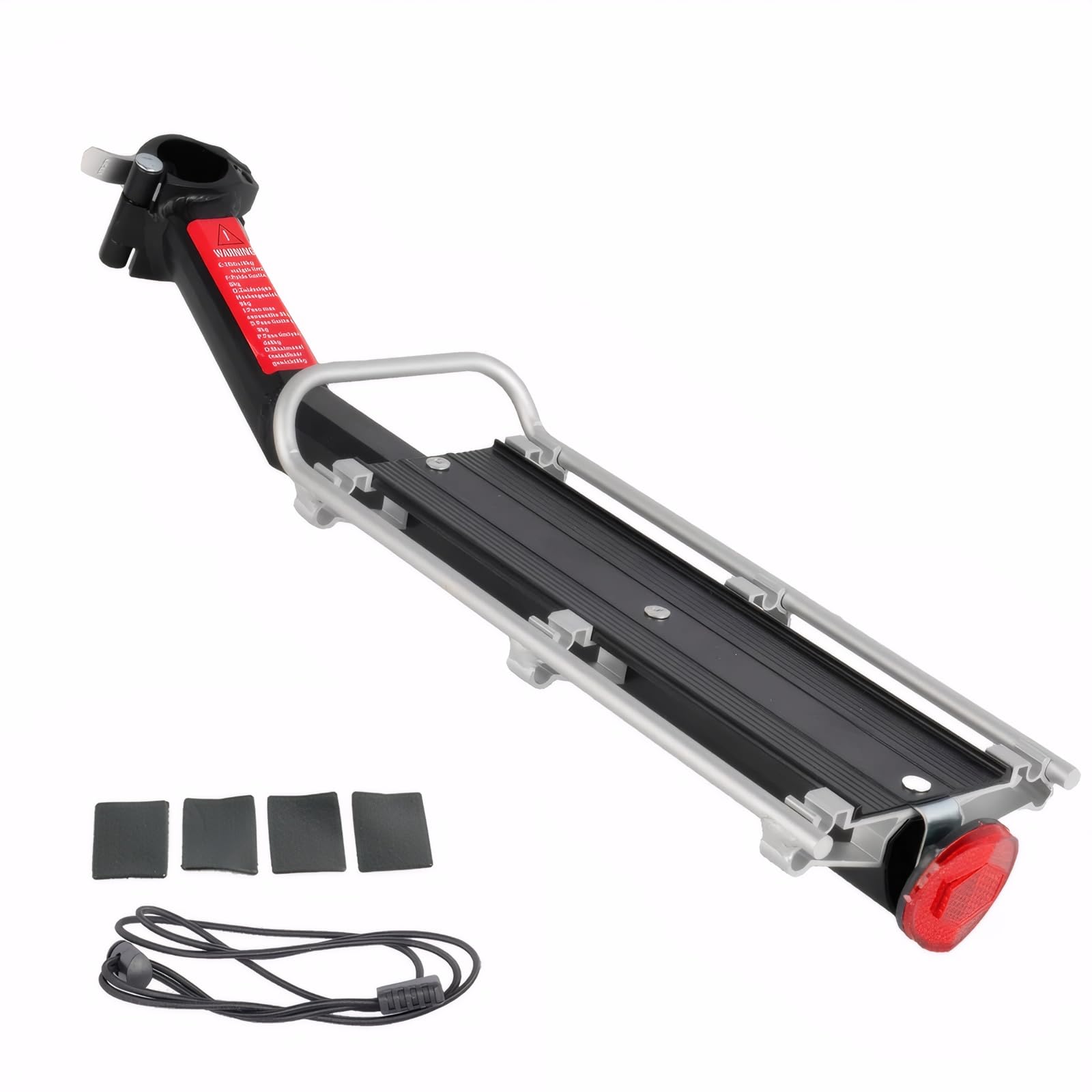 ThreeH Portapacchi bici posteriore alluminio 9 kg sgancio rapido