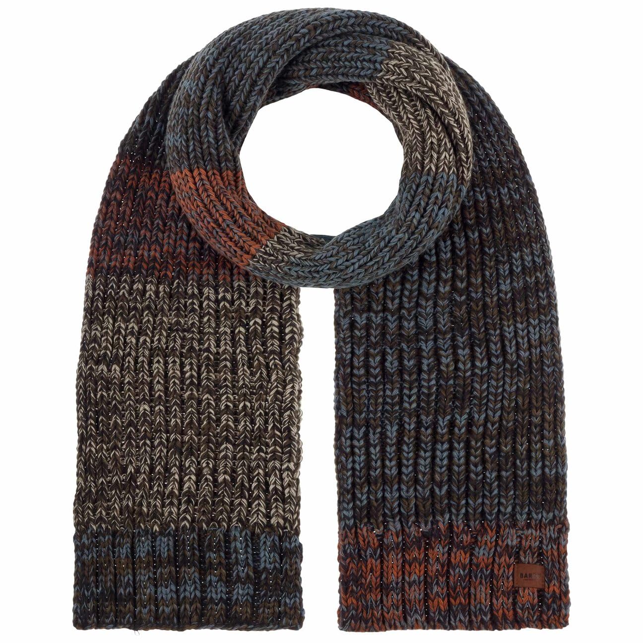 Barts Akotan sciarpa a maglia grossa blu inverno