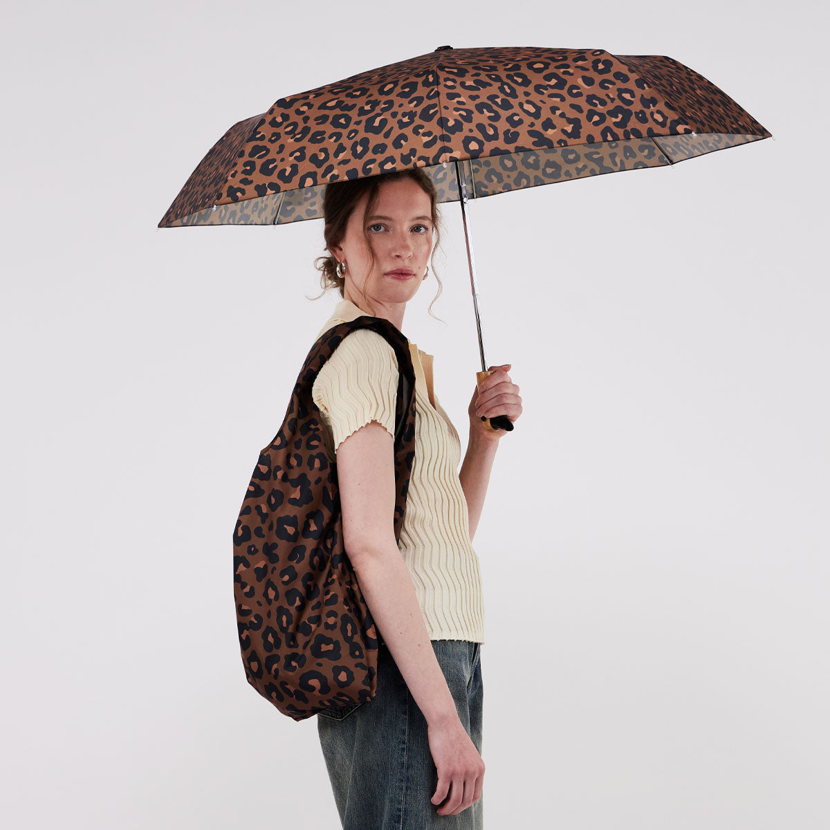 Original Duckhead Rainy Day Sets Leopard Bundle set antipioggia leopardato