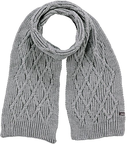 Barts Oscar Scarf Set Uomo Sciarpa Cappello Guanti Grigio