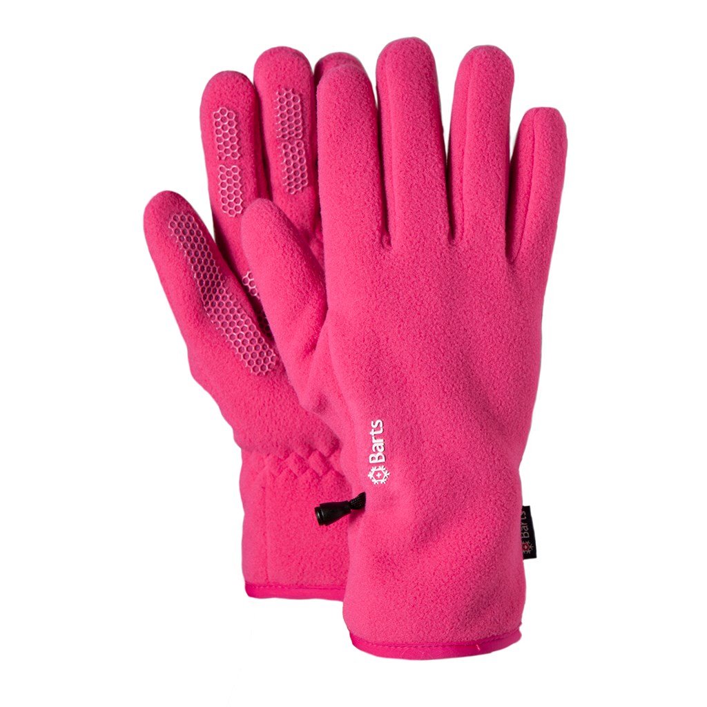 Barts Fleece Glove Guanti Pile Grigio Taglia L