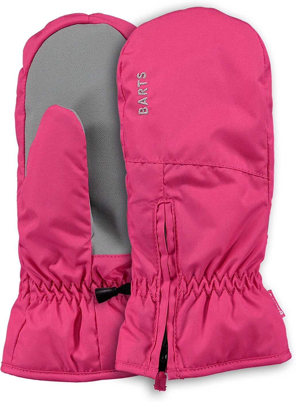 Barts Zipper Mitts Muffole Bimba Grigio Taglia 10 Impermeabili