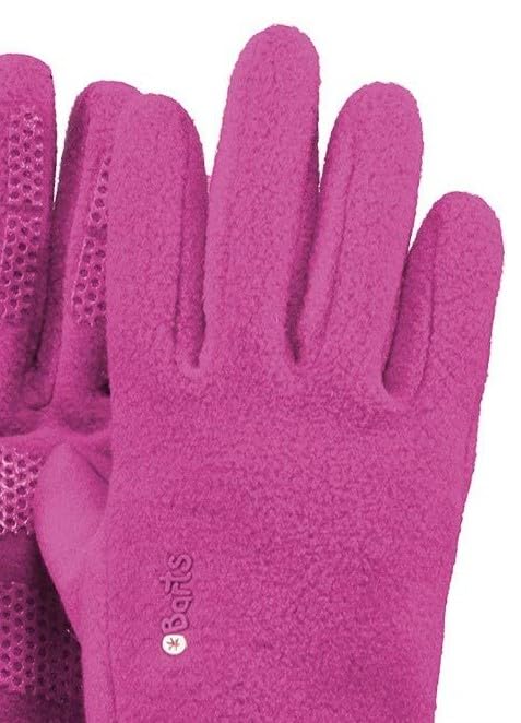 Barts Fleece Guanti Bimbo Rosa Taglia 3 in Pile