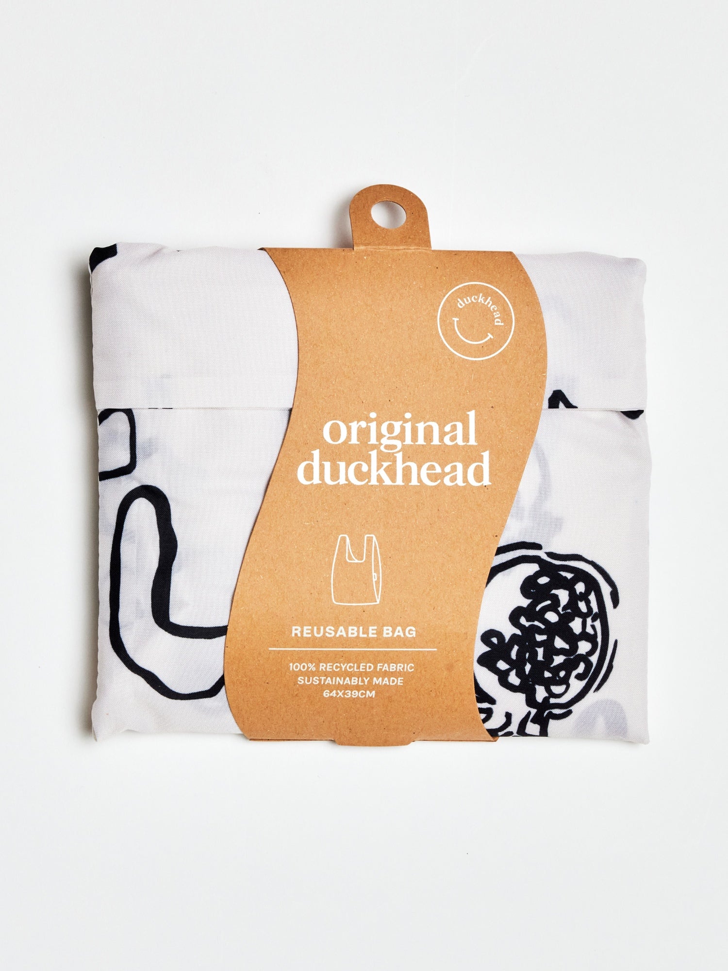 Original Duckhead Reusable Tote Bags Fruits & Shapes shopper fantasia
