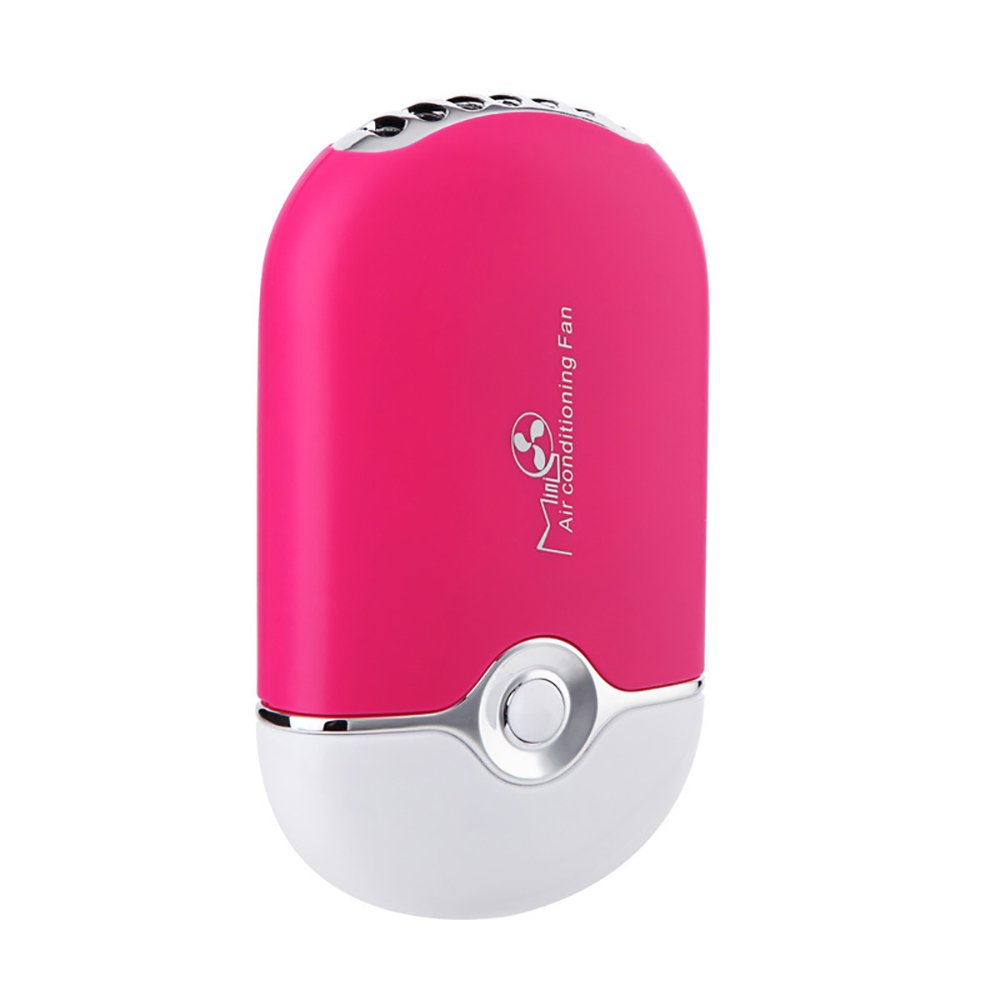 ThreeH USB Fridges F015 mini ventilatore portatile rosa chiaro USB