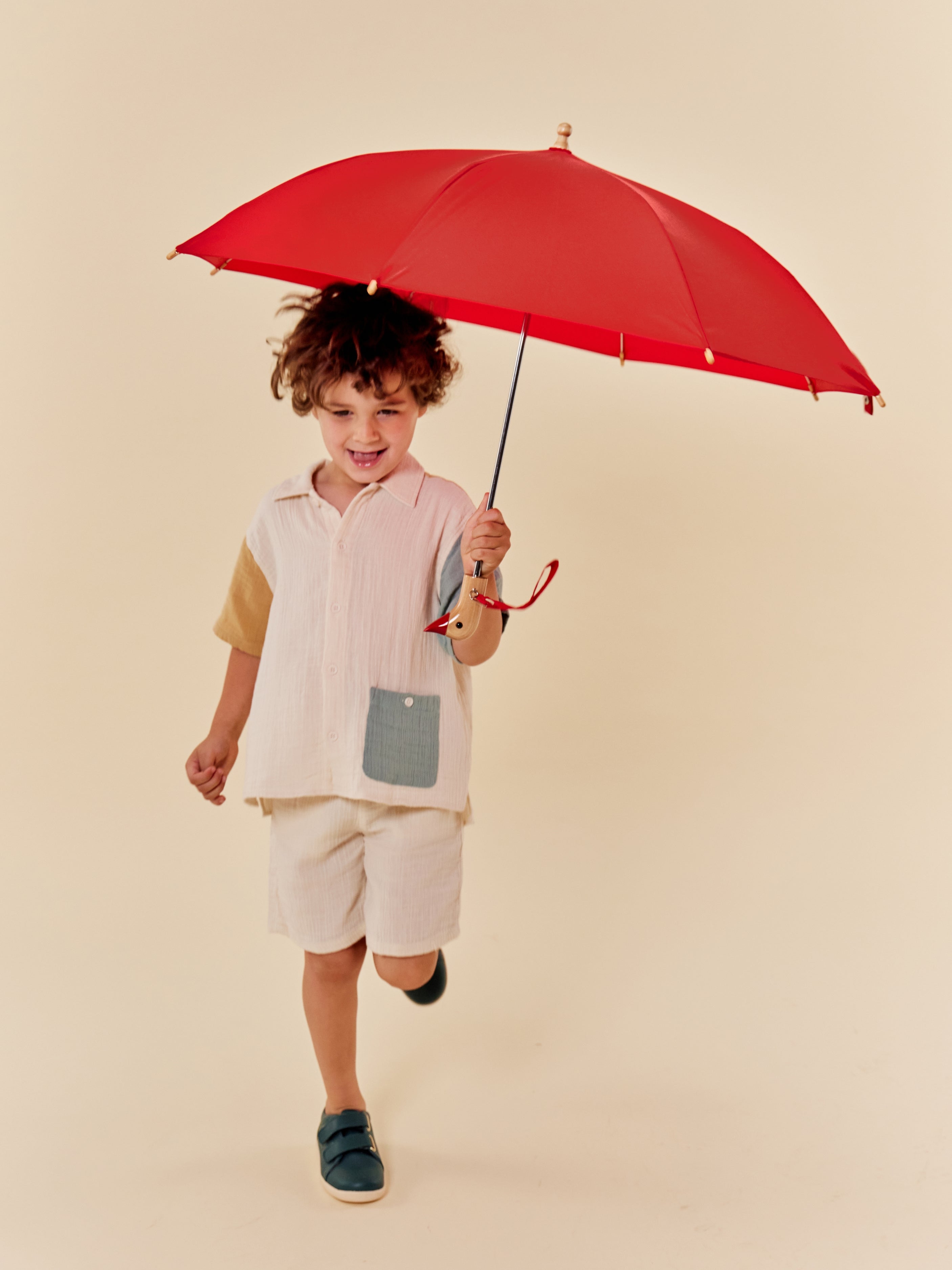 Original Duckhead Me & Mini Me Ombrello Antipioggia Rosso 2 Pezzi