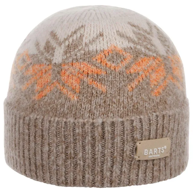 Barts Snowflake Fairywren berretto beige con fodera