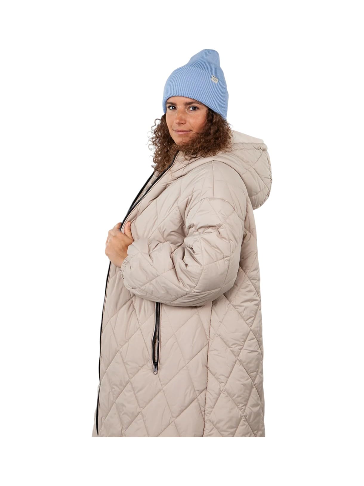 Barts Haveno Beanie Berretto Donna Ghiaccio Risvolto Alto