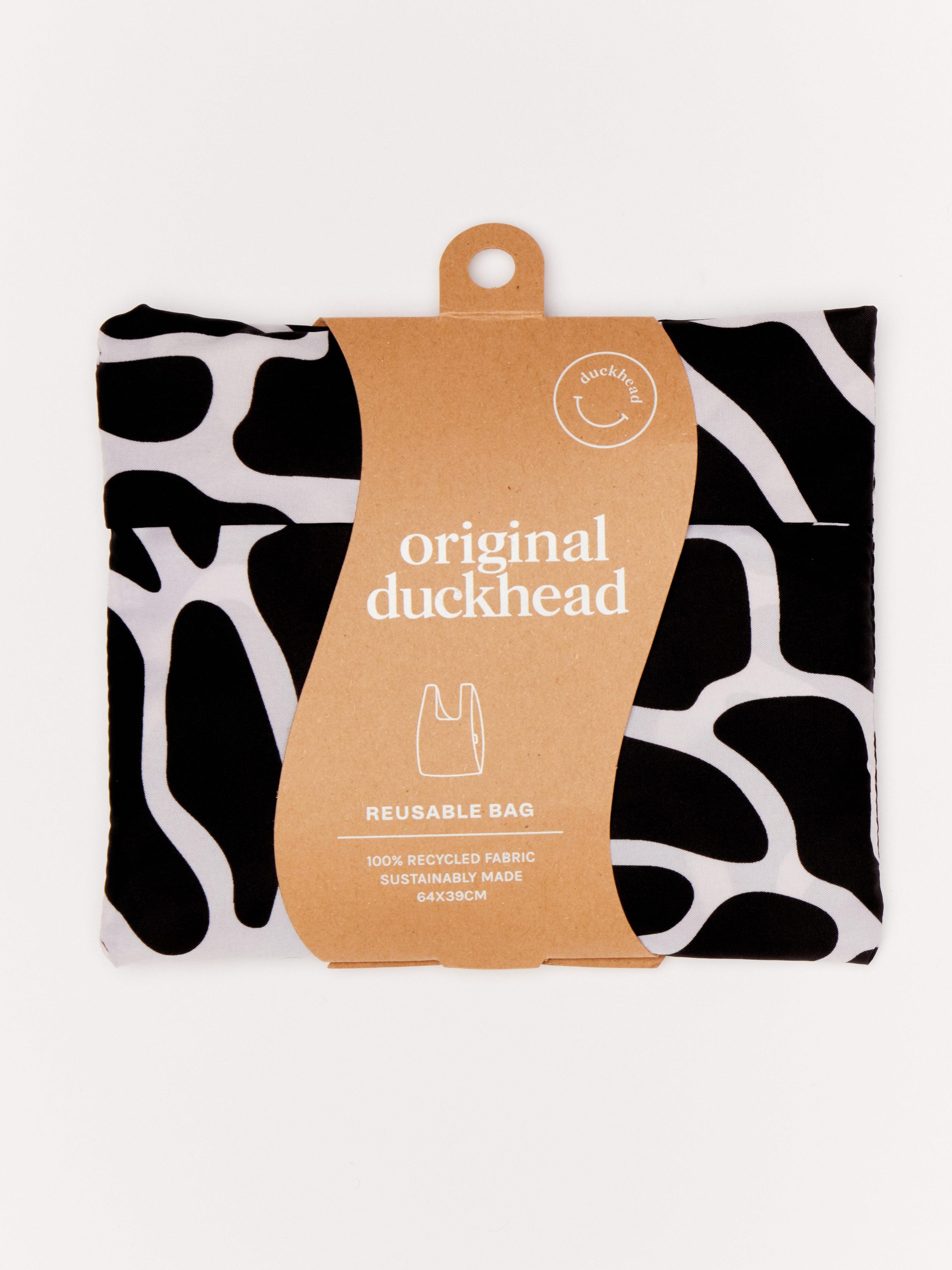 Original Duckhead Borsa Black White Ripples Riutilizzabile