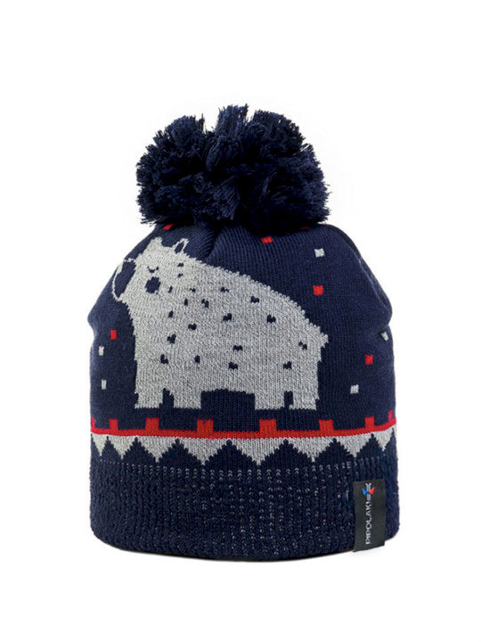 Pipolaki Cirta berretto bambino blu pile