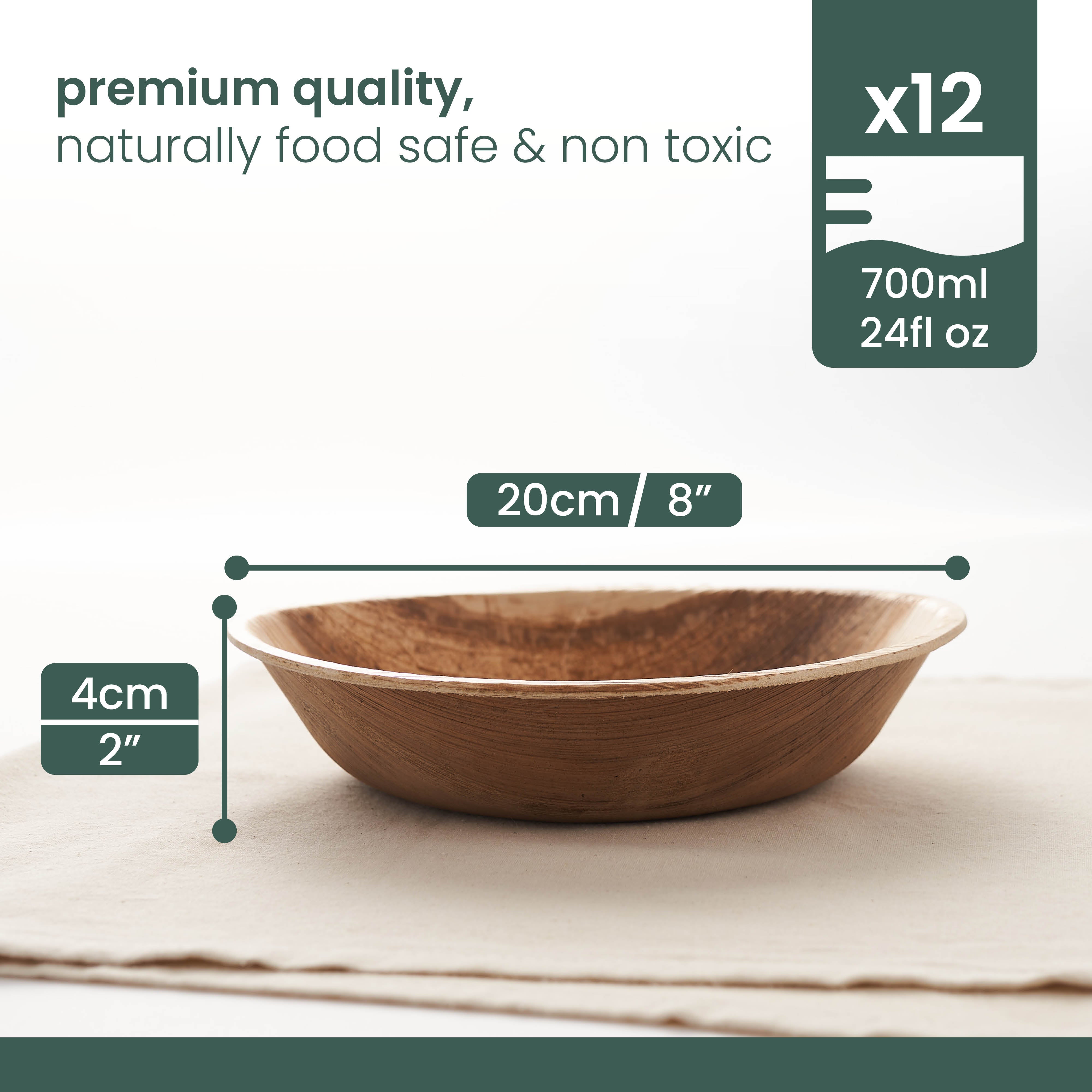 haago Palm Leaf Bowls Ciotole monouso 25 pezzi 700 ml