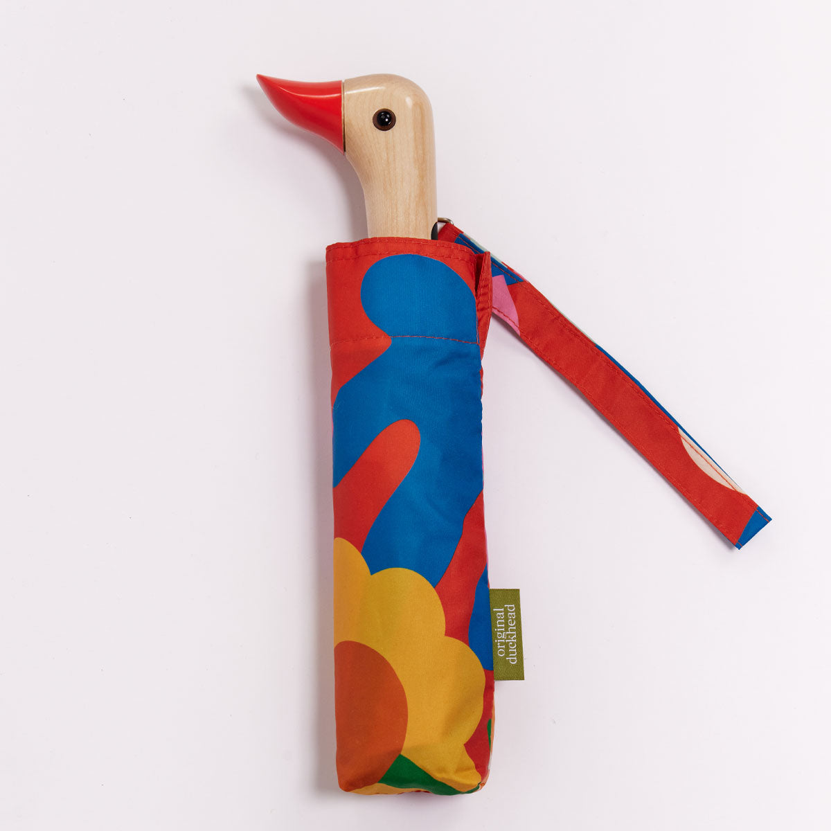Original Duckhead Ombrello Salsa Compact Rosso Mercado