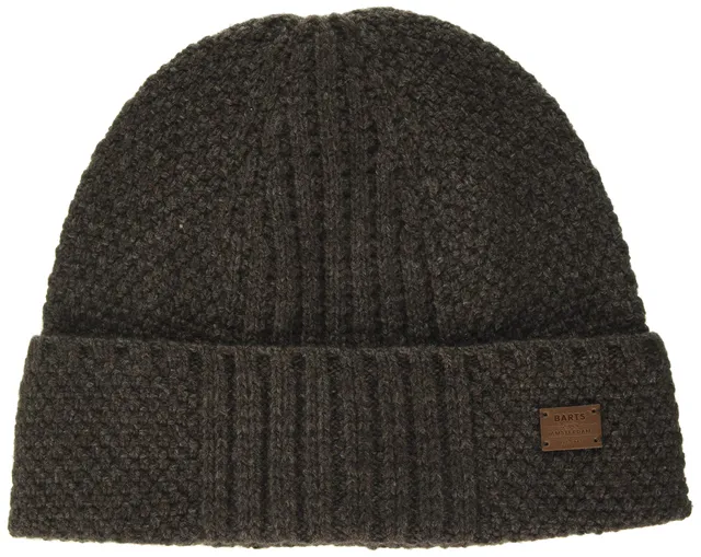 Barts Linden Beanie berretto uomo marrone cashmere