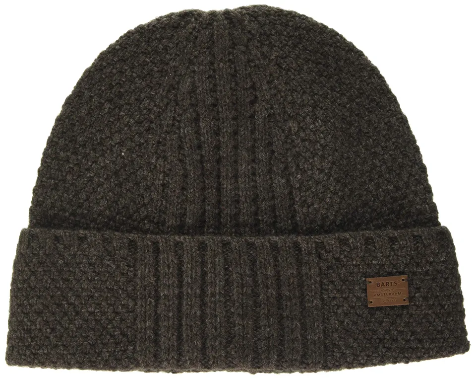 Barts Linden Beanie berretto uomo marrone cashmere