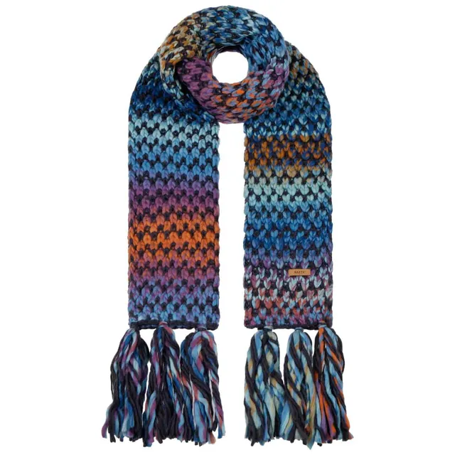 Barts Nicole Sciarpa Donna Blu Morbida con Nappe