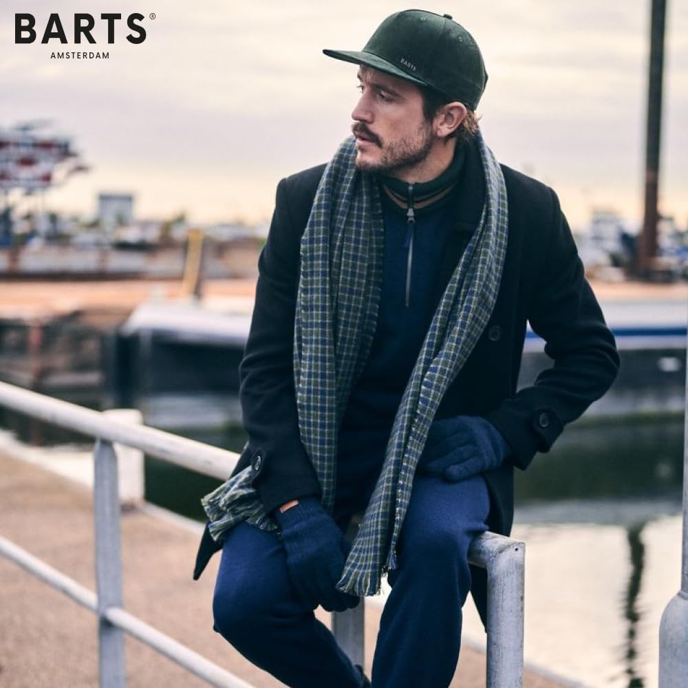 Barts Haakon Guanti Uomo S-M in Lana Vergine