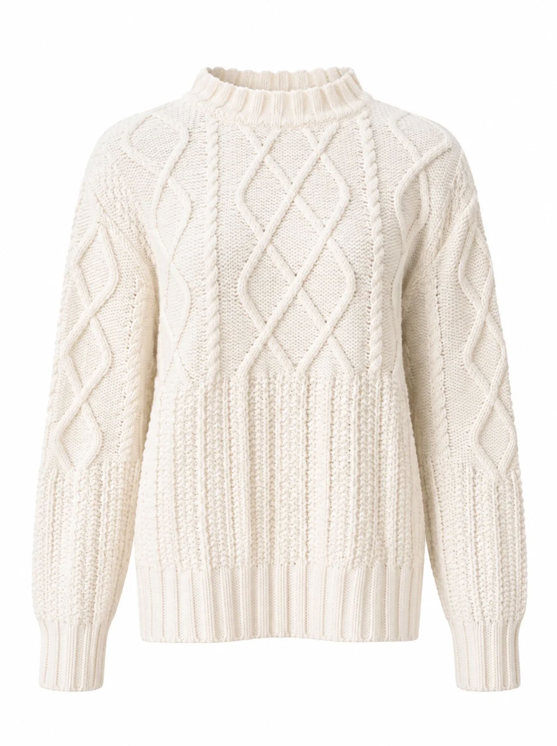Pipolaki Pulls Pull Pipolaki maglione uomo bianco jacquard