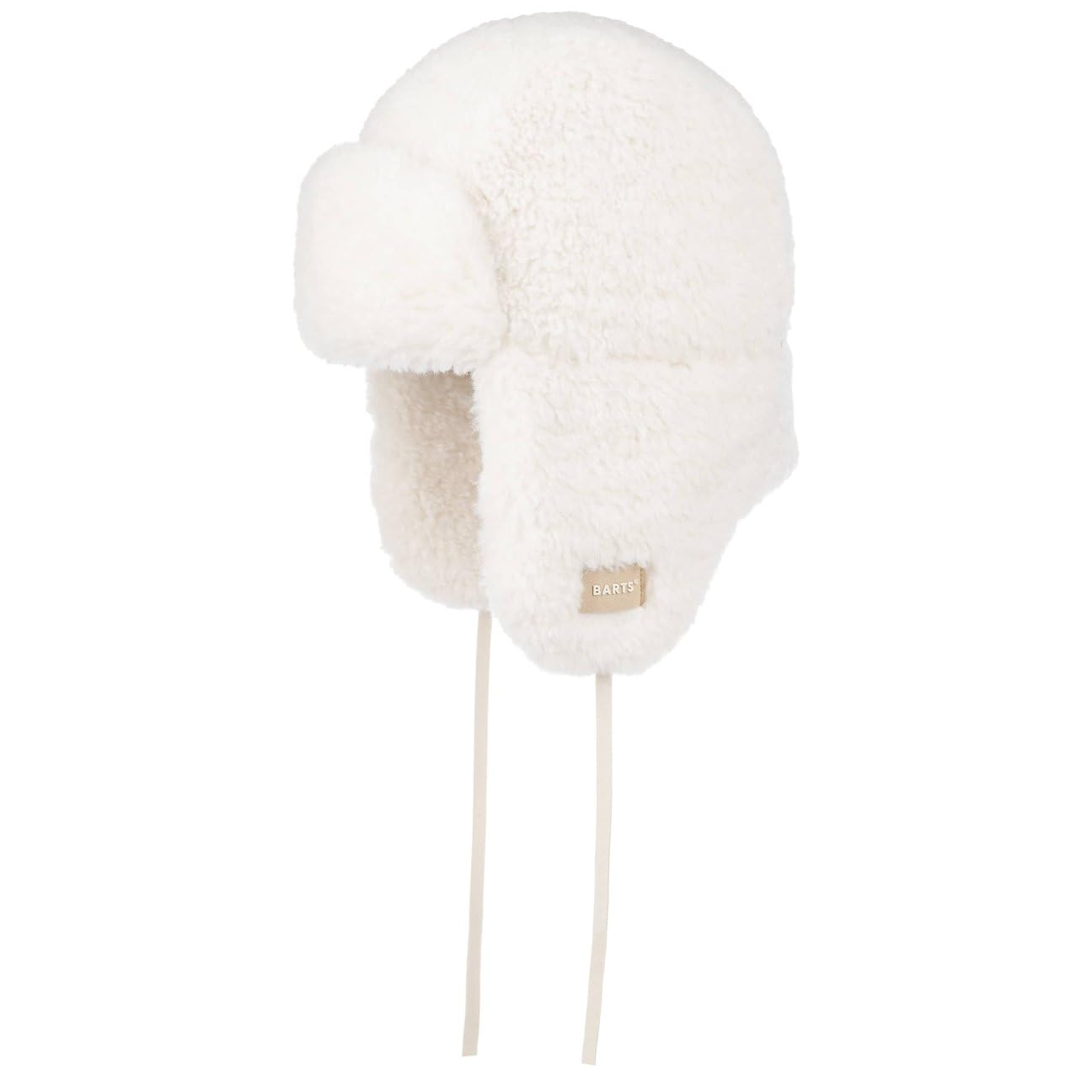Barts Bantota Teddy cappello aviatore bianco crema paraorecchie