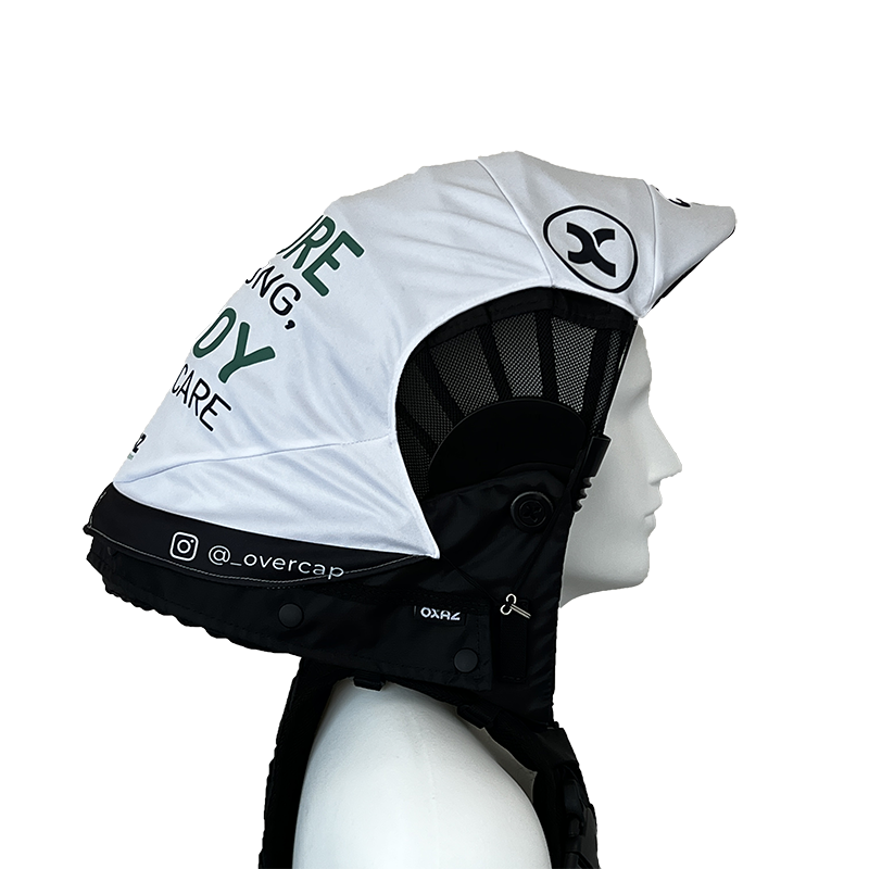 Oxaz Sur-capuche copricappuccio Overcap lycra taglia unica