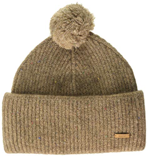 Barts Neluma Berretto Donna Grigio con Pompon Lana Yak