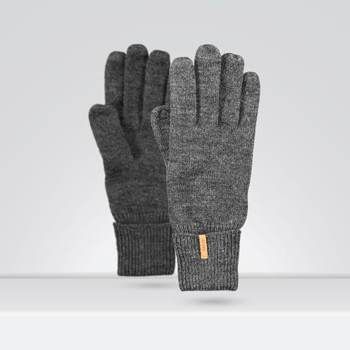 Barts Fine Maglia Guanti Unisex Nero Taglia M