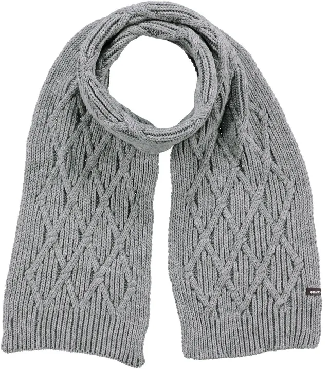 Barts Oscar Scarf Set Uomo Sciarpa Cappello Guanti Grigio