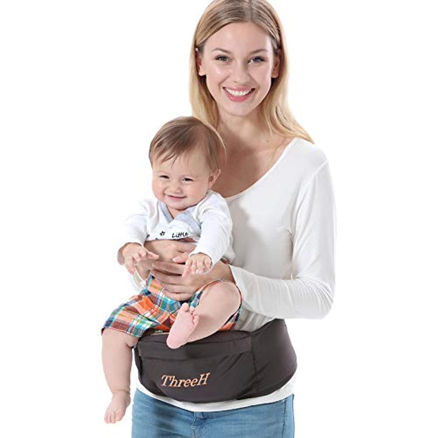 ThreeH BC10 Marsupio Anca Bambino Blu con Seduta