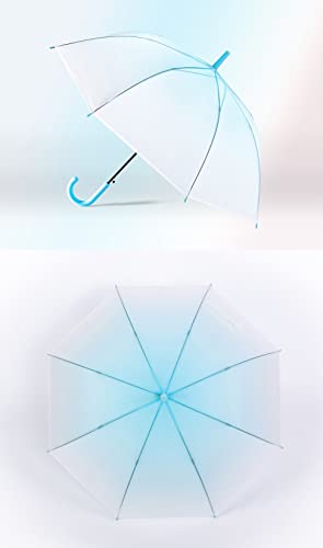 ThreeH Ombrello Bimbo Cupola Blu Automatico 90 cm