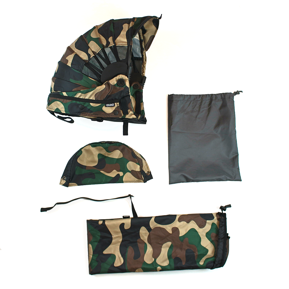 Oxaz Pack Oceanic Kit Overcap Antipioggia con Zaino 20-45 L