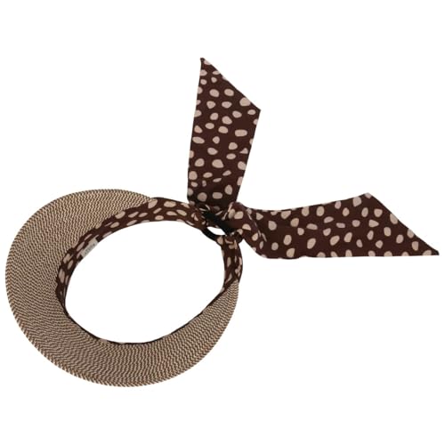 Barts Wupsder Visor visiera paglia marrone beige regolabile