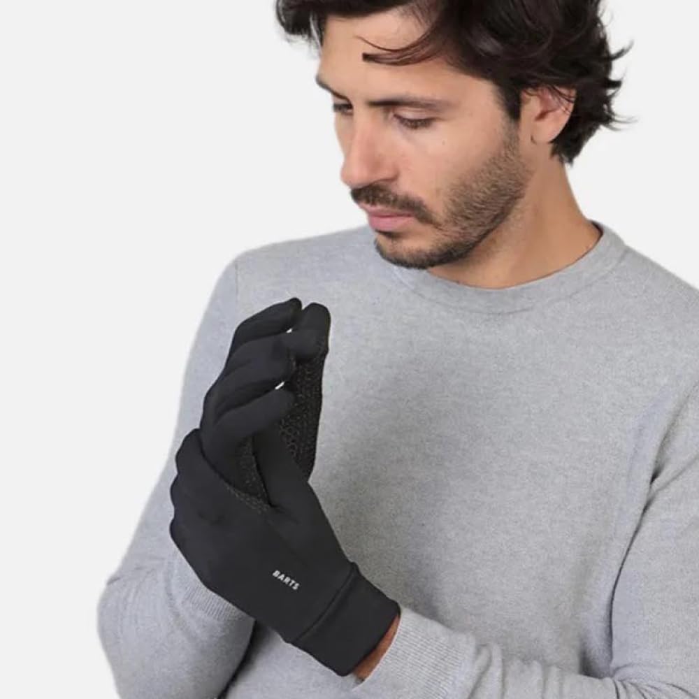 Barts Powerstretch Guanti Touch Unisex Neri Taglia L