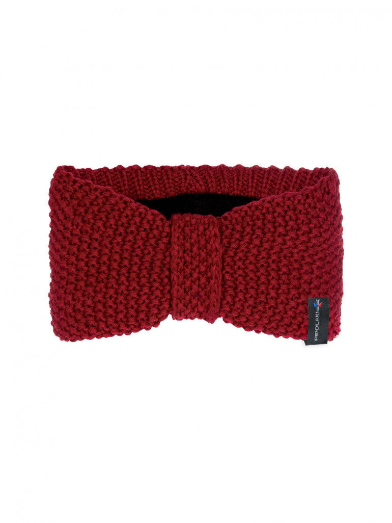 Pipolaki Nunka fascia invernale nera in pile donna
