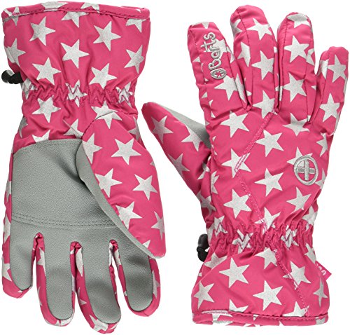 Barts Basic Skiglove Guanti Sci Bimbo Rosa Berry Stars 7
