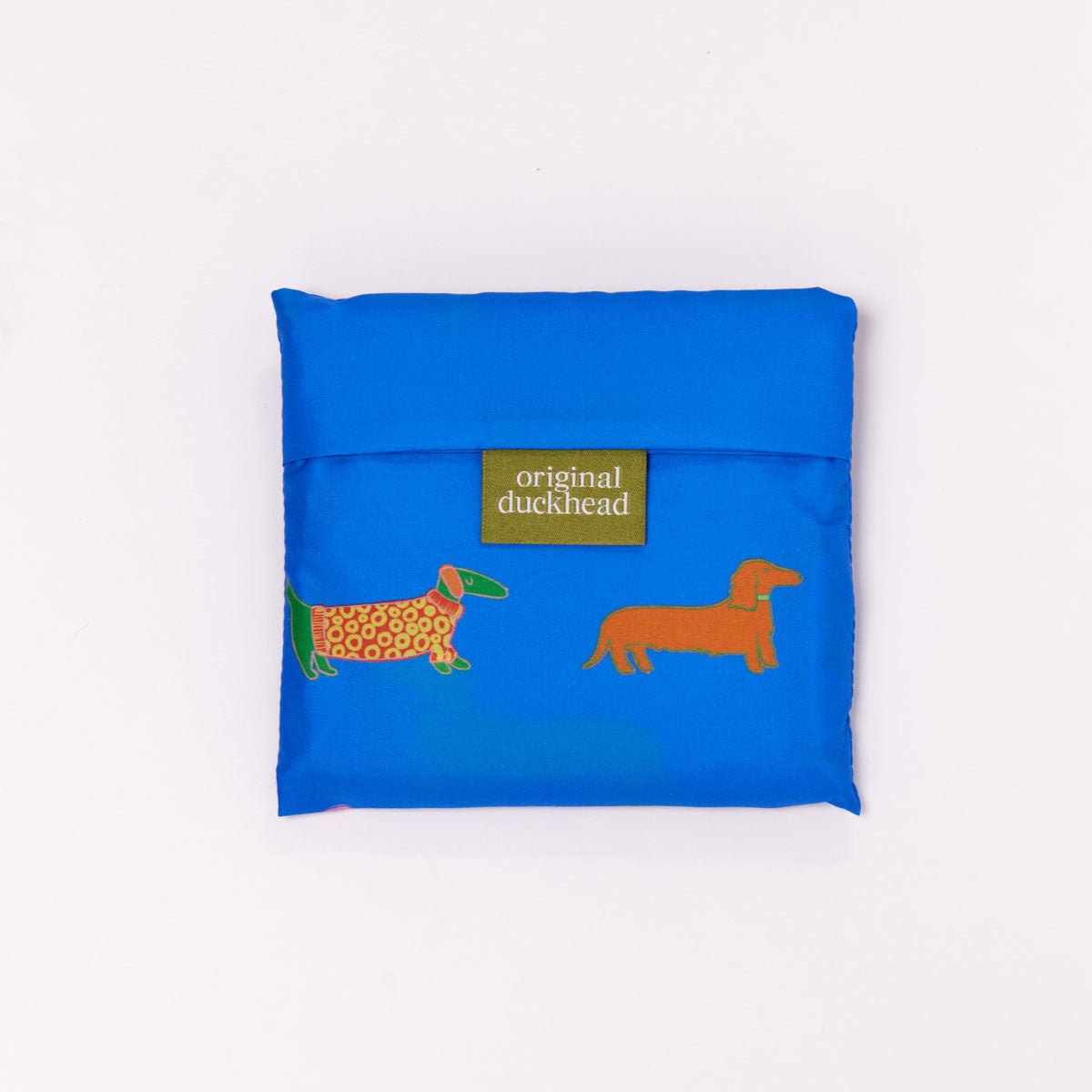 Original Duckhead Dogs in Blue Borsa Riutilizzabile Tote Blu