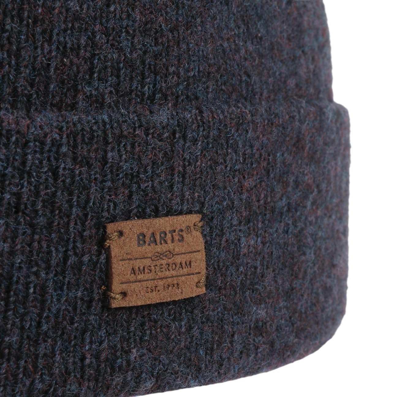 Barts Yak Vale berretto lana blu risvolto