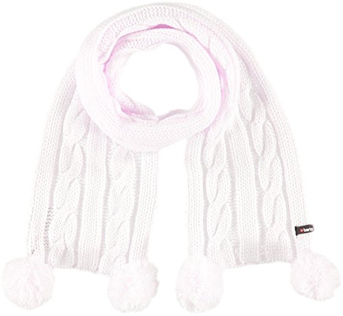 Barts Cable Sciarpa Bianca Maglia Treccia Calda